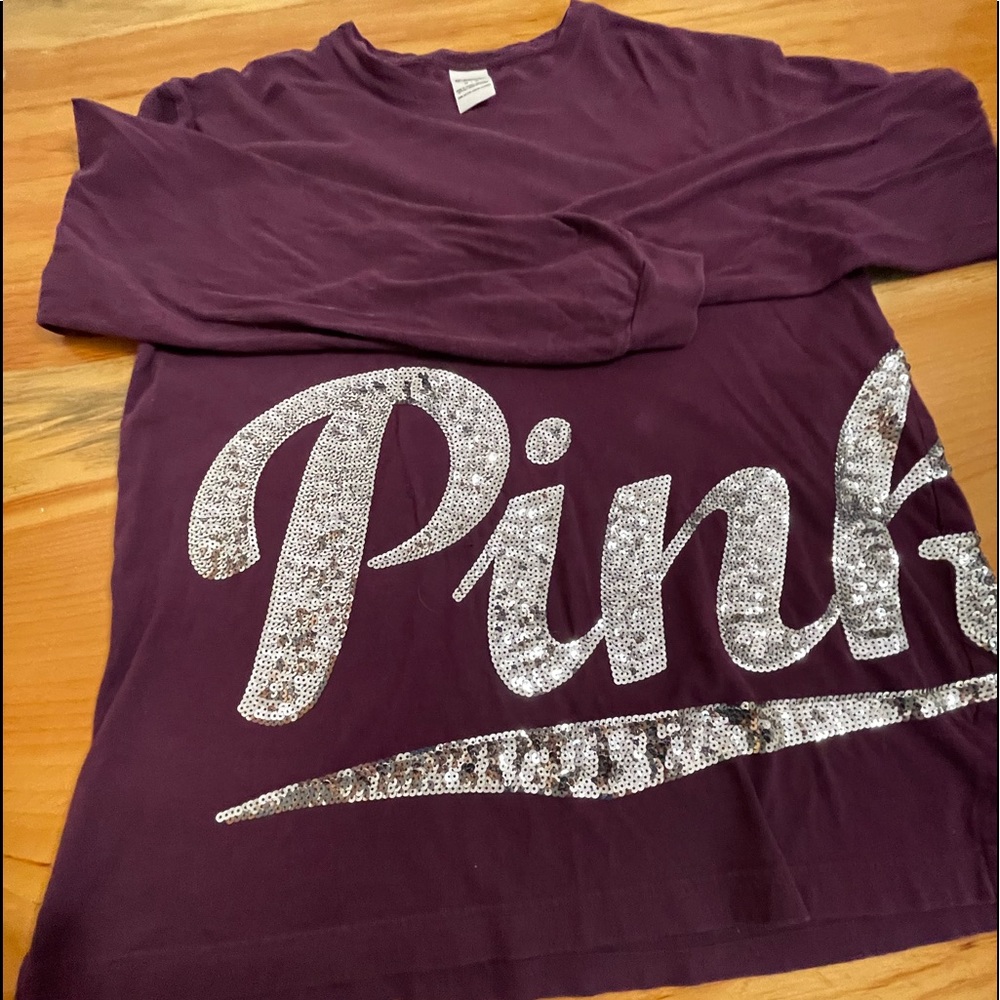 PINK long sleeve tee